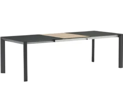 Acamp Gartenmöbel-Set Ausziehtisch Woody und Stapelsessel Rom, 7-teilig