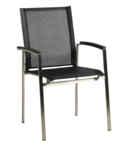 Acamp Gartenmöbel-Set Ausziehtisch Auris und Stapelstuhl Auris, 7-teilig