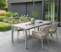 Acamp Gartenmöbel-Set Rom, rechteckig, 5-teilig