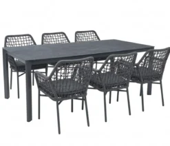 Acamp Gartenmöbel-Set Rom, 7-teilig