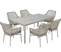 Acamp Gartenmöbel-Set Rom, 7-teilig