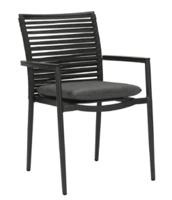 Acamp Gartenmöbel-Set Tisch Rom und Stapelstuhl New Jersey, 7-teilig
