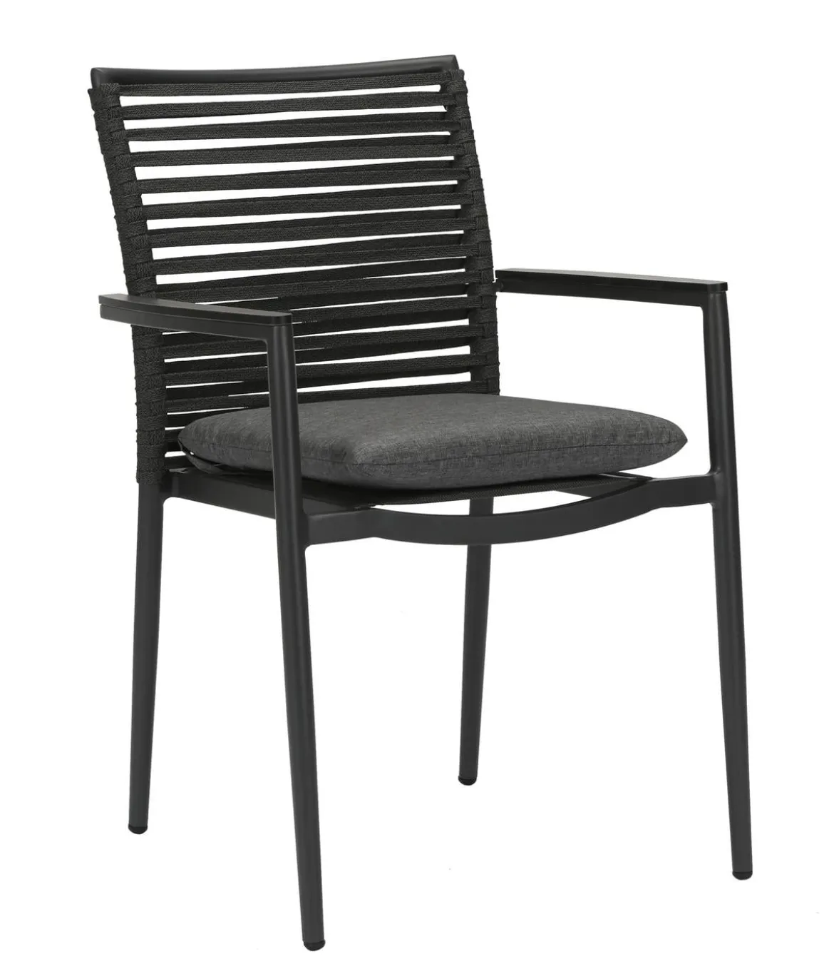 Acamp Gartenmöbel-Set Tisch Rom und Stapelstuhl New Jersey, 5-teilig