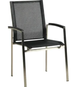 Acamp Gartenmöbel-Set Tisch Skye und Stapelstuhl Auris, 5-teilig