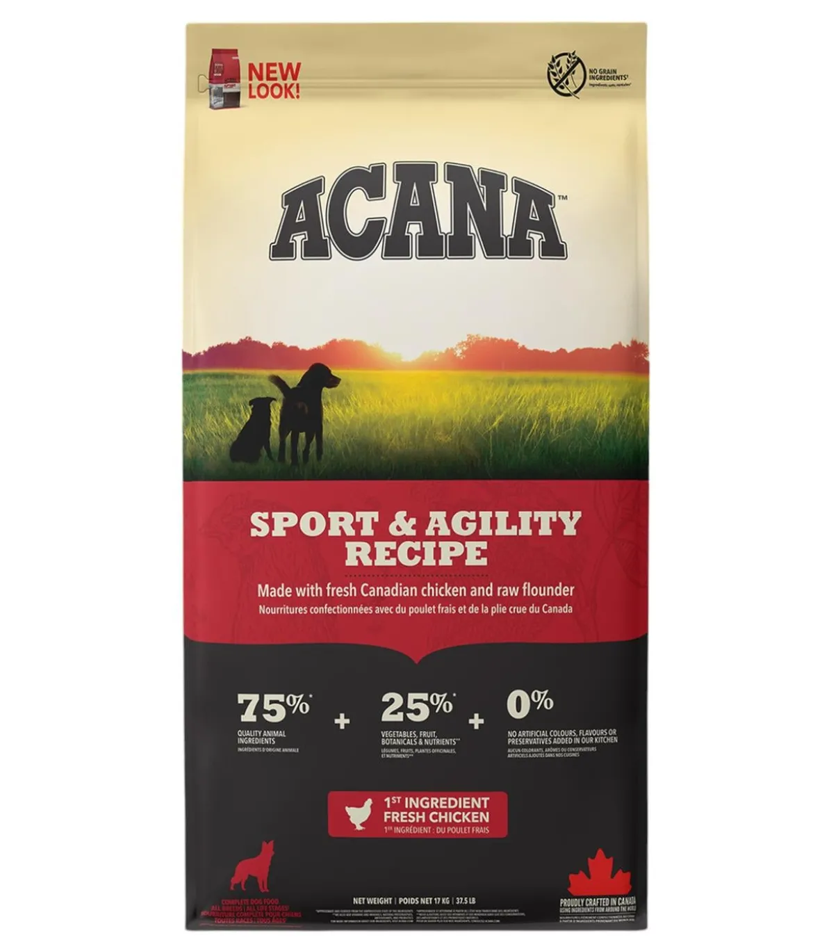 ACANA Trockenfutter für Hunde Heritage Sport & Agility Recipe
