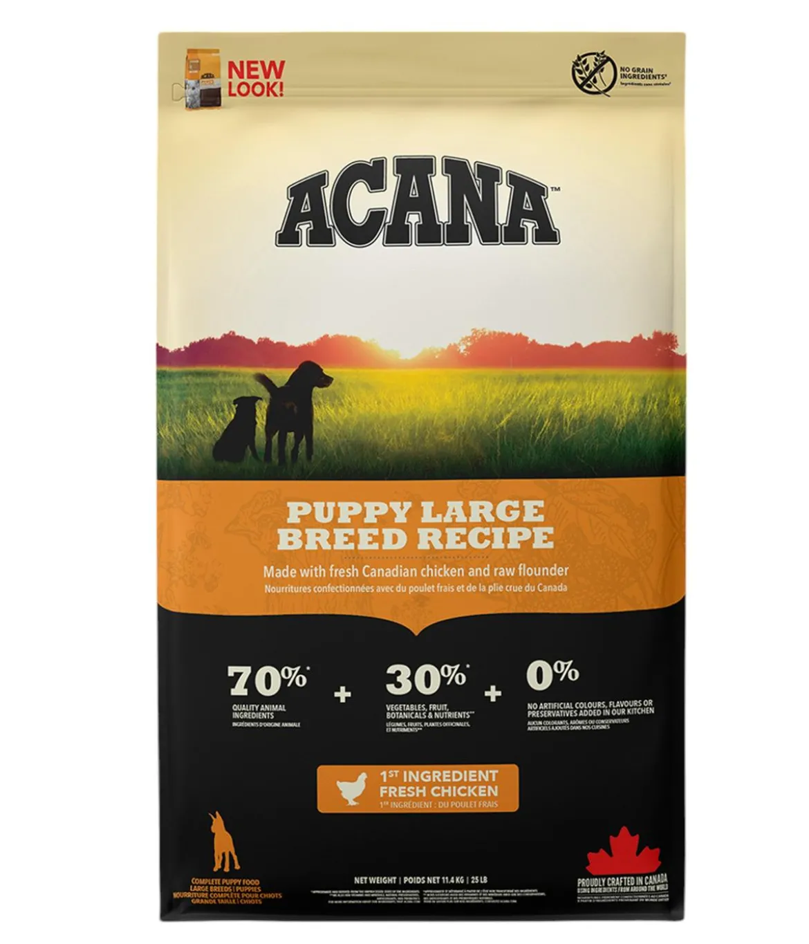 ACANA Trockenfutter für Hunde Heritage Puppy Large Breed Recipe