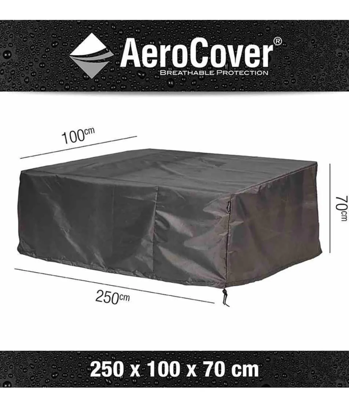 AeroCover Loungebankhülle, 250 x 100 x 70 cm