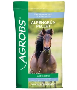 Agrobs Pferdeergänzungsfutter Alpengrün Pellet, 20 kg