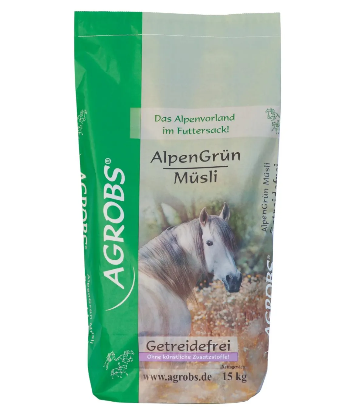 Agrobs Pferdefutter Müsli Alpengrün, 15 kg