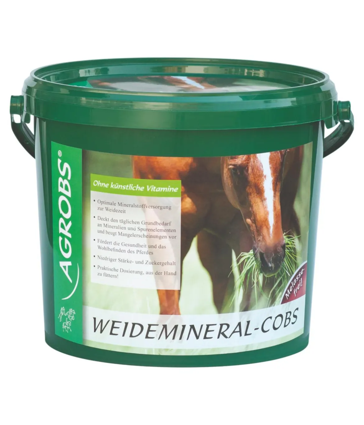 Agrobs Pferdefutter Weidemineral-Cobs, 3 kg