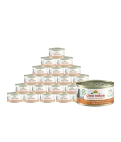 almo nature Nassfutter für Katzen HFC Natural, Huhn mit Käse, 24 x 70 g