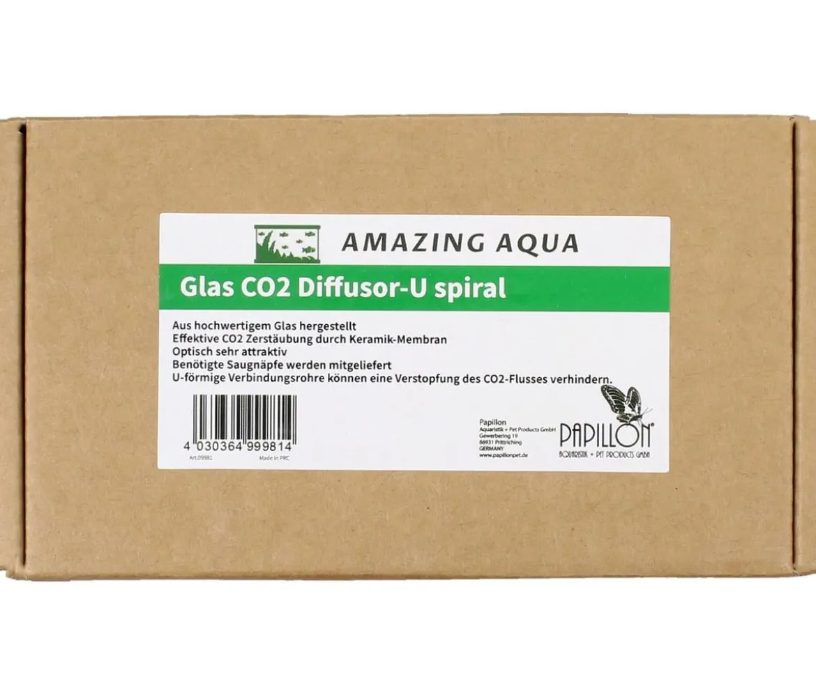 AMAZING AQUA Glas-CO2-Diffusor Nano, ca. B4,2/H7,6/T2,2 cm