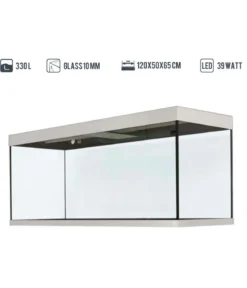 amtra Aquarium ALUX 330 LED, ca. B120/H65/T50 cm, 330 l