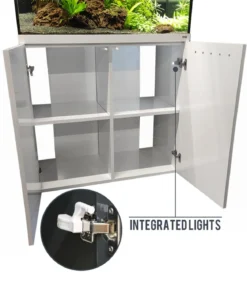 amtra Aquarium Kombination ALUX 220 LED, ca. B90/H148/T45 cm, 220 l