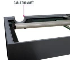 amtra Aquarium Kombination ALUX 220 LED, ca. B90/H148/T45 cm, 220 l