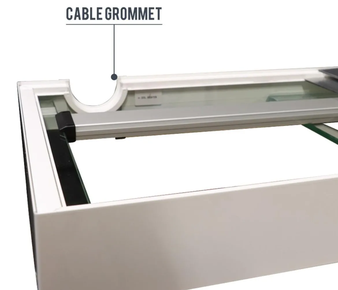 amtra Aquarium Kombination ALUX 220 LED, ca. B90/H148/T45 cm, 220 l