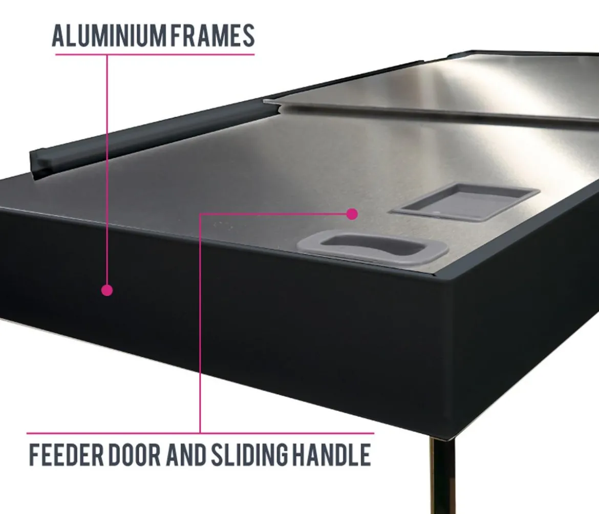 amtra Aquarium Kombination ALUX 450 LED, ca. B150/H148/T55 cm, 450 l
