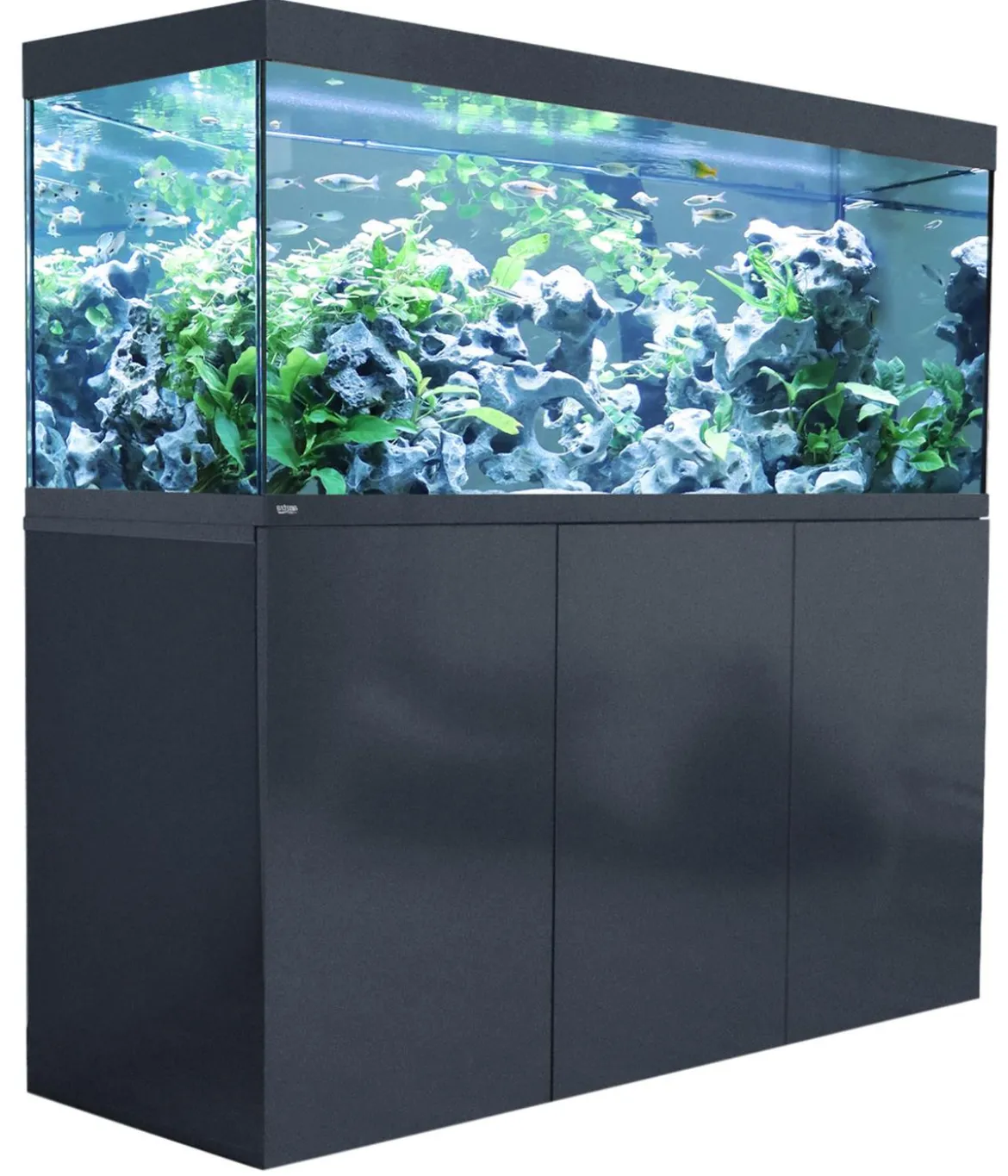 amtra Aquarium Kombination ALUX 450 LED, ca. B150/H148/T55 cm, 450 l