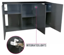 amtra Aquarium Kombination ALUX 450 LED, ca. B150/H148/T55 cm, 450 l
