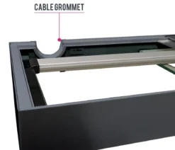 amtra Aquarium Kombination ALUX 450 LED, ca. B150/H148/T55 cm, 450 l