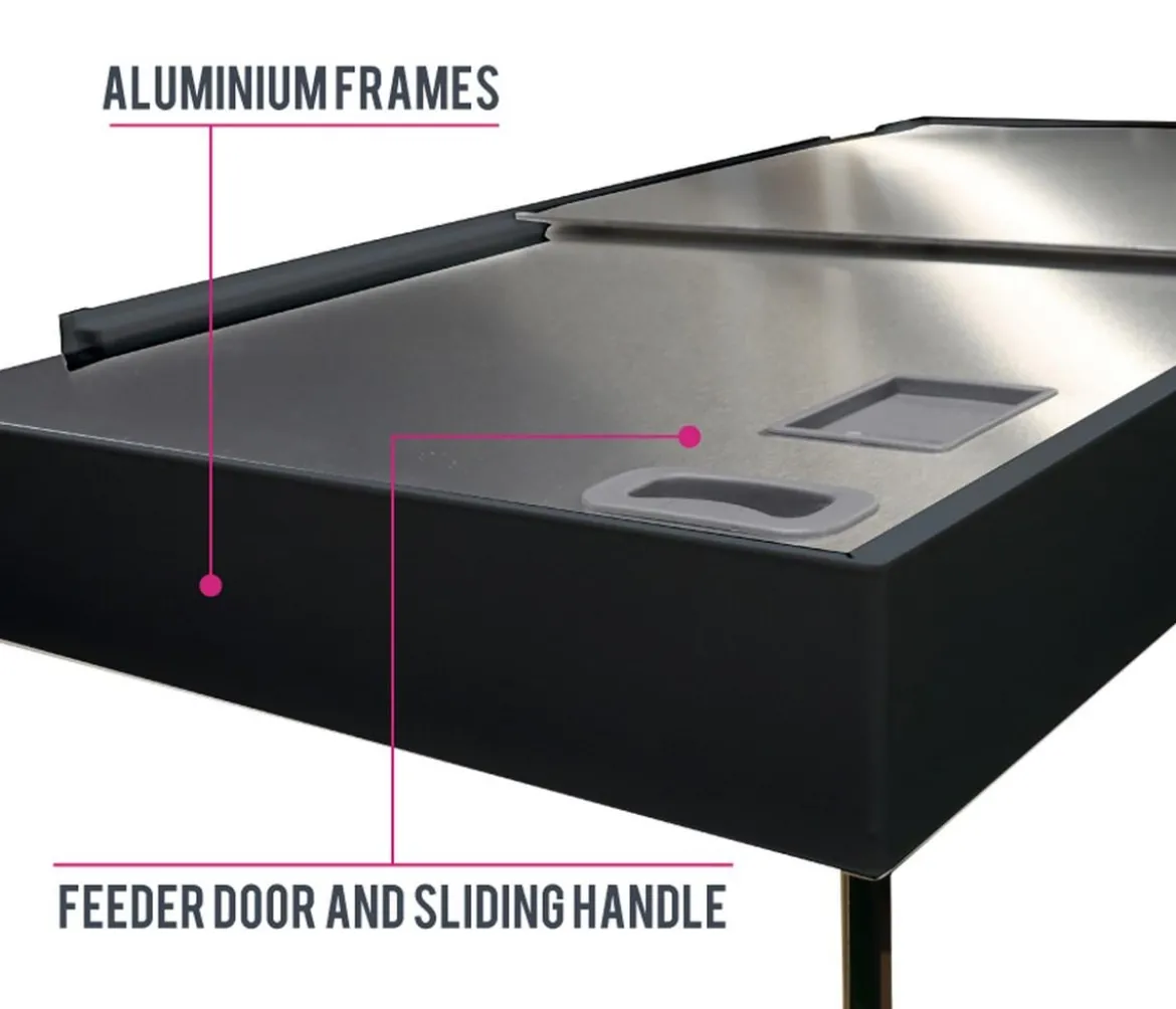 amtra Aquarium Kombination ALUX 330 LED, ca. B120/H148/T50 cm, 330 l