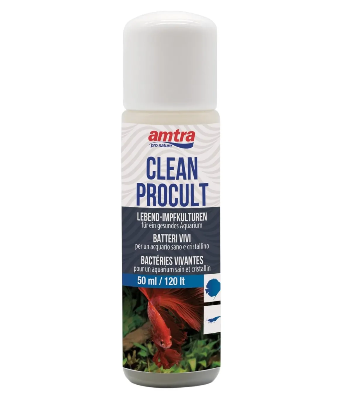 amtra Wasseraufbereiter Clean Procult, 11+1 x 50 ml