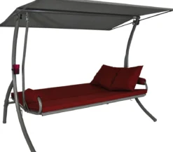 Angerer Hollywoodschaukel Elegance Joy bordeaux, 3-Sitzer