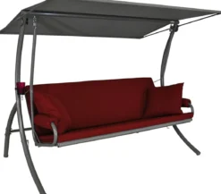 Angerer Hollywoodschaukel Elegance Joy bordeaux, 3-Sitzer
