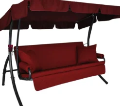 Angerer Hollywoodschaukel Trend Joy bordeaux, 3-Sitzer
