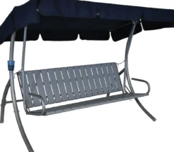 Angerer Hollywoodschaukel Trend Joy marineblau, 3-Sitzer