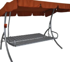Angerer Hollywoodschaukel Trend, Design Korfu terra, 3-Sitzer