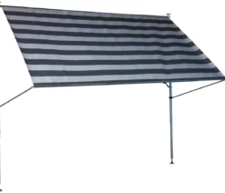 Angerer Klemmmarkise Premium, gestreift, ca. B350/H275/T170 cm
