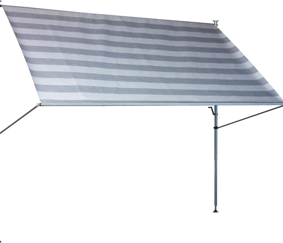 Angerer Klemmmarkise Premium, gestreift, ca. B350/H275/T170 cm