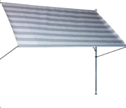Angerer Klemmmarkise Premium, gestreift, ca. B250/H275/T170 cm