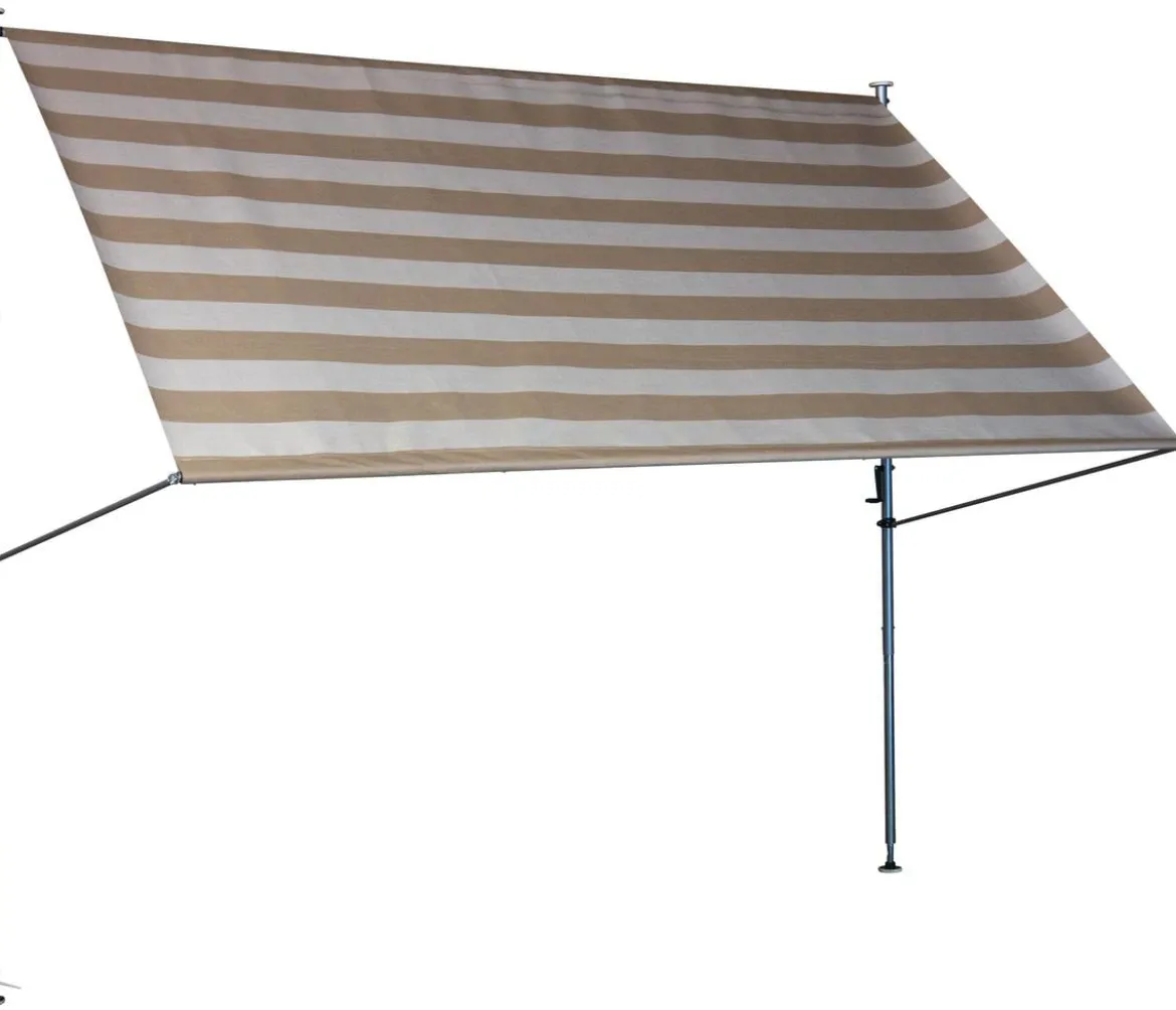 Angerer Klemmmarkise Premium, gestreift, ca. B250/H275/T170 cm
