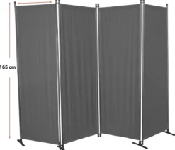 Angerer Paravent, 4-teilig, PE, ca. B220/H165 cm
