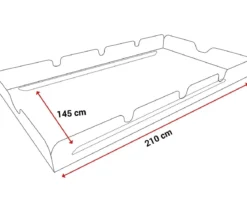 Angerer Sonnendach Swingtex für 3-Sitzer Hollywoodschaukeln, 210 x 145 cm