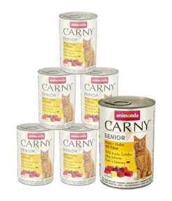 animonda CARNY® Nassfutter für Katzen Senior, 6 x 400 g