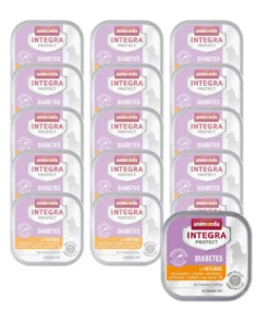 animonda INTEGRA PROTECT Nassfutter für Katzen Diabetes Adult, Geflügel, 16 x 100 g
