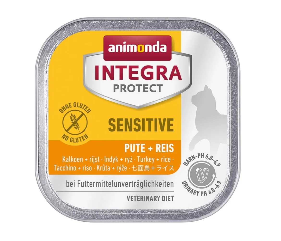 animonda INTEGRA PROTECT Nassfutter für Katzen Sensitive, Adult, 16 x 100 g