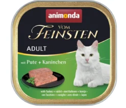 animonda VOM FEINSTEN Nassfutter für Katzen Adult, 32 x 100 g