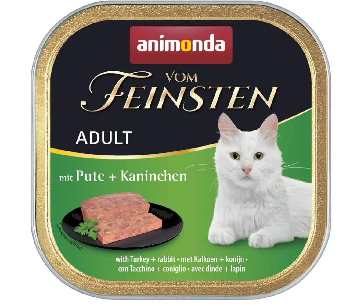 animonda VOM FEINSTEN Nassfutter für Katzen Adult, 32 x 100 g