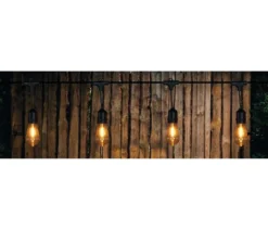 Anna's Collection LED-Lichterkette Retro, warmweiß, 10 LEDs