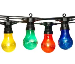 Annas Collection LED-Lichterkette Retro, 10 LEDs, bunt