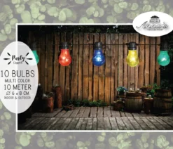 Annas Collection LED-Lichterkette Retro, 10 LEDs, bunt