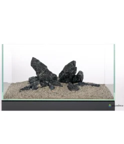 aquadeco Aquariumdeko Set Mini-Landschaft black