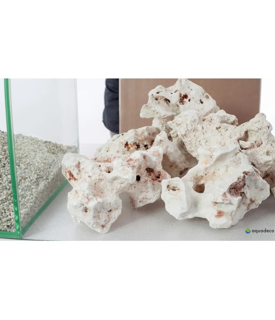 aquadeco Aquariumdeko Set Multi-Lochgestein