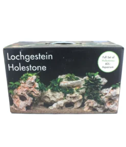 aquadeco Deko-Set Multi-Lochgestein für 60 Liter Aquarium, 3-teilig