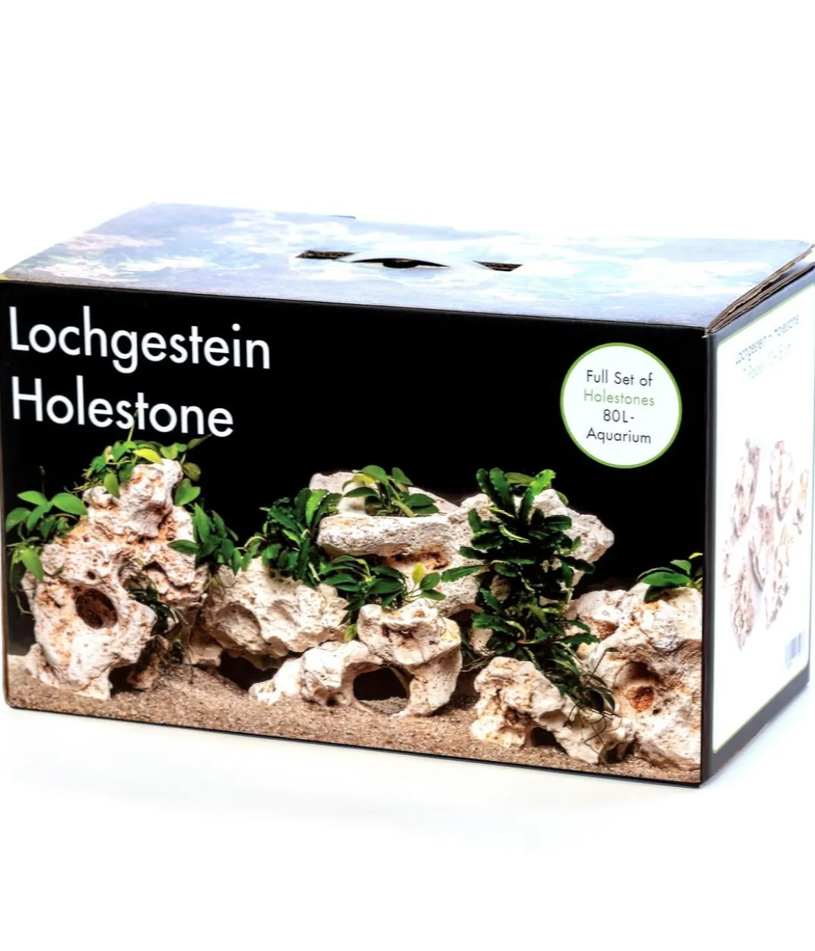 aquadeco Deko-Set Multi-Lochgestein für 80 Liter Aquarium