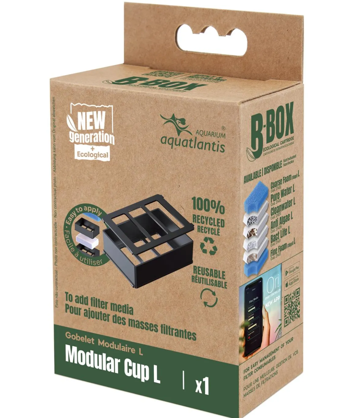aquatlantis Modular Cup für B-Box, L